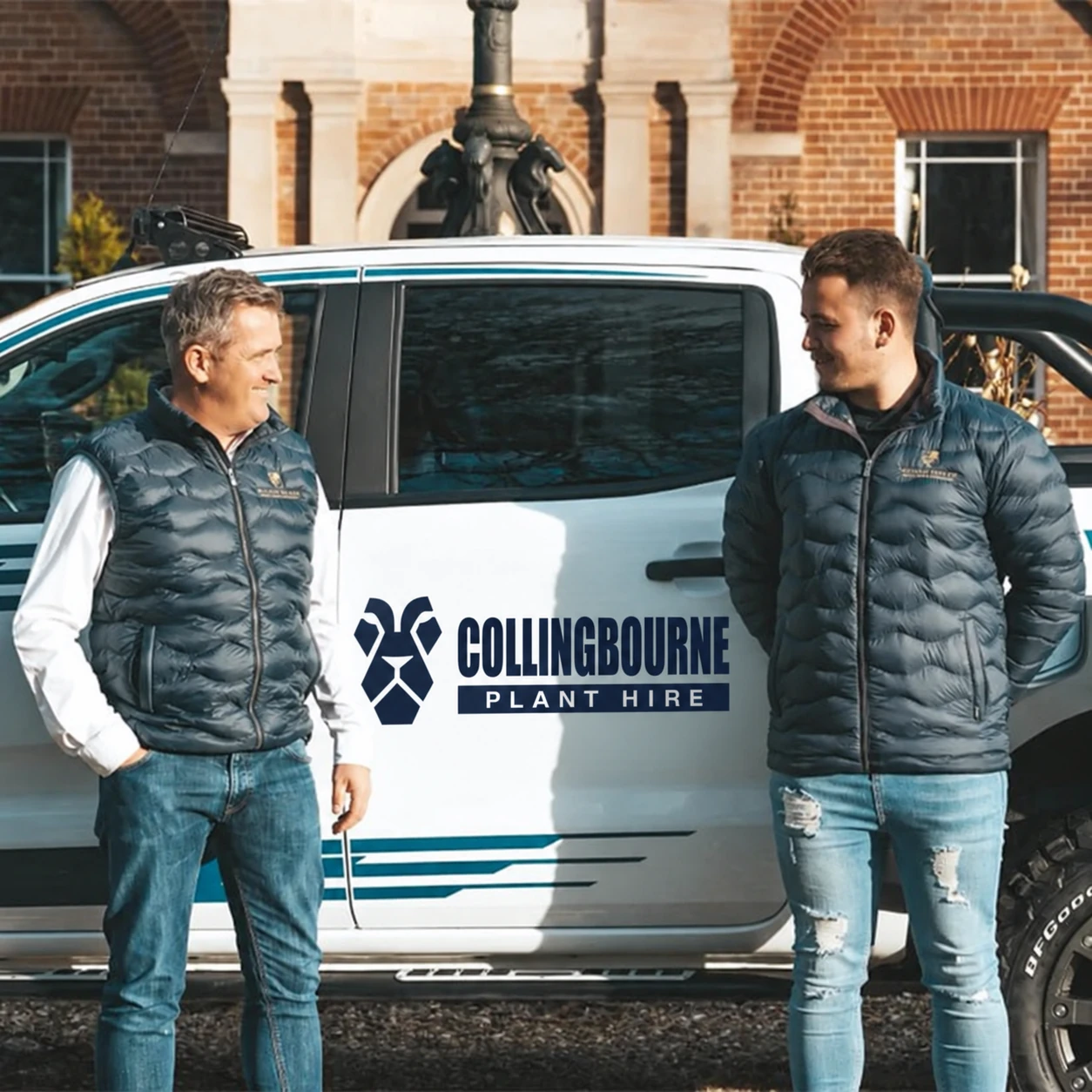 Jon and Rory Collingbourne of Collingbourne Plant Hire